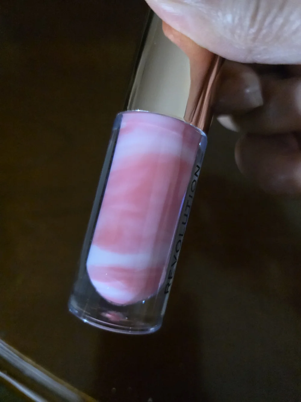 Revolution Ceramide Lip Swirl Gloss – Pink Marble Shine